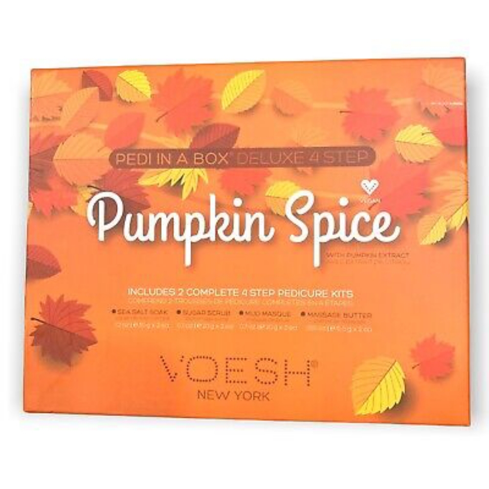 Pedi in a box deluxe 4 step, Pumpkin Spice . New never used.